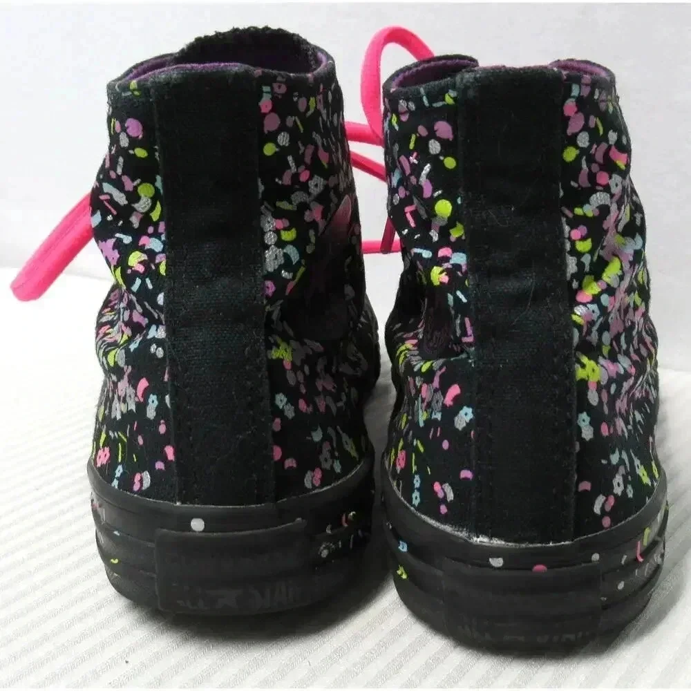 Converse Chuck Taylor All Star Shoes Confetti High Top Lace Up Sneakers Junior